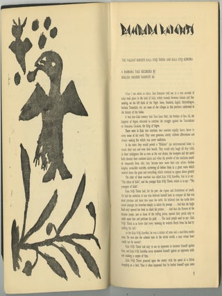 Black Orpheus: A Journal of African and Afro-American Literature. [No. 6, November 1959]