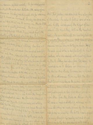 Five-Page Union Soldier&rsquo;s Account of the Battle of Bolivar Heights, with Hand-Drawn Map of the Action, Written on Patriotic Washington Stationery.