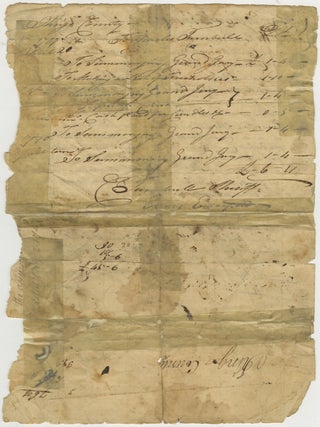 Two 1747 Brookland, Kings County, New York Tax Warrant, Together with a 1789&ndash;90 Kings County Sheriff&rsquo;s Account for Summoning Grand Juries.