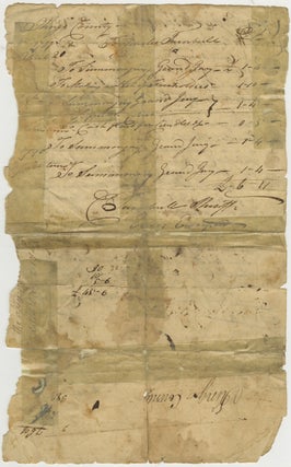 Two 1747 Brookland, Kings County, New York Tax Warrant, Together with a 1789–90 Kings County Sheriff’s Account for Summoning Grand Juries.