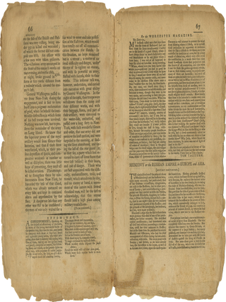 The Worcester Magazine (May 1786).