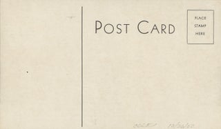 Postcard of Bishop Henry Wise Hobson with the Trailer Cathedral of the Diocese of Southern Ohio.