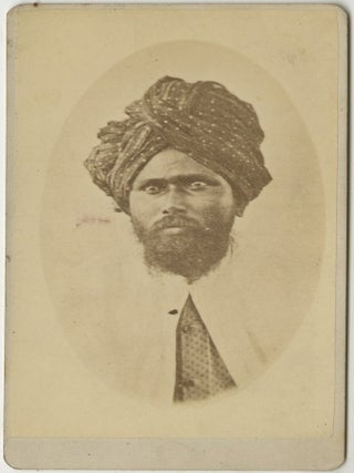 Item #List3871 Carte de Visite Portrait of an Indian Man, Sold for the Benefit of Foreign Mission...