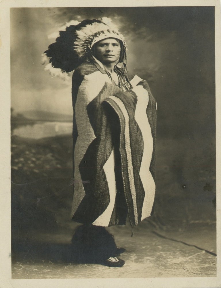 Item #List3872 Real Photo Postcard Portrait of Acoma Author James Paytiamo. Indigenous History &ndash; Acoma Pueblo &ndash; Authors, James Paytiamo.