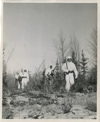 Item #List3873 1954 Press Photo of the Alaska National Guard Training “Among the Frozen...