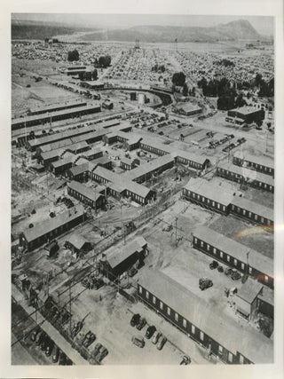 Item #List3892 1945 Aerial Photograph of Worker Housing at the Hanford Nuclear Site. Manhattan...