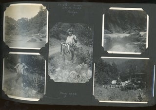 Album of Photographs of a Couple and their German Shepherds, Enjoying Decades of Recreation in the Great Outdoors in Early 20th Century Oregon and California.