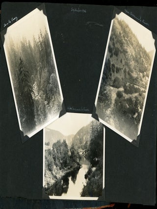 Album of Photographs of a Couple and their German Shepherds, Enjoying Decades of Recreation in the Great Outdoors in Early 20th Century Oregon and California.