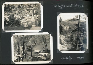 Album of Photographs of a Couple and their German Shepherds, Enjoying Decades of Recreation in the Great Outdoors in Early 20th Century Oregon and California.