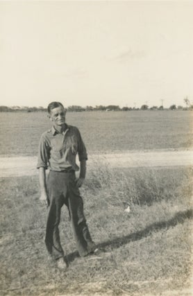 Collection of Twenty-Eight Mostly Aerial Photographs Taken in Texas and the Surrounding States c. 1930s, Including a Portrait of Slats Rogers.