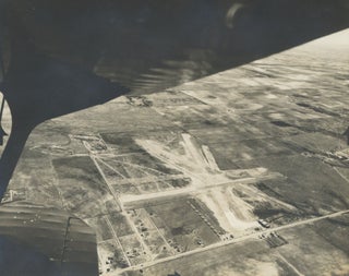 Collection of Twenty-Eight Mostly Aerial Photographs Taken in Texas and the Surrounding States c. 1930s, Including a Portrait of Slats Rogers.