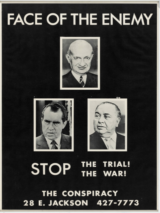 Item #List911 Face of the Enemy. Stop the Trial. Stop the War. or Conspiracy 8 Chicago 8, later...