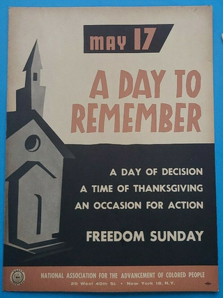 Item #List920 May 17. A Day to Remember. A Day of Decision. A Time of Thanksgiving. A Day of...